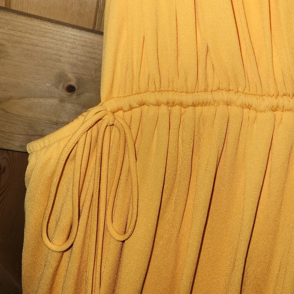 Halston Jackie  Jersey Gown Womens Size 6 Apricot Color - Picture 5 of 14